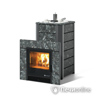 Дровяная печь-каменка ИзиСтим Ялта 15 (Пироксенит), AISI 430 в Златоусте